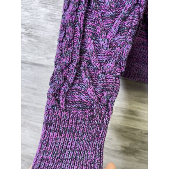 Gap Sweater Womens XS Cable Knit Crewneck Pullover Long Sleeve Marl Knit Top - Picture 9 of 9